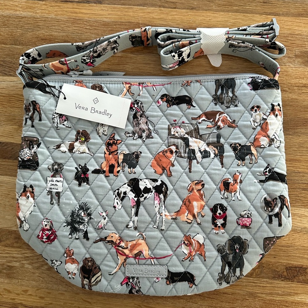 Vera Bradley Dog Show Bucket Crossbody Bag

New with tags!